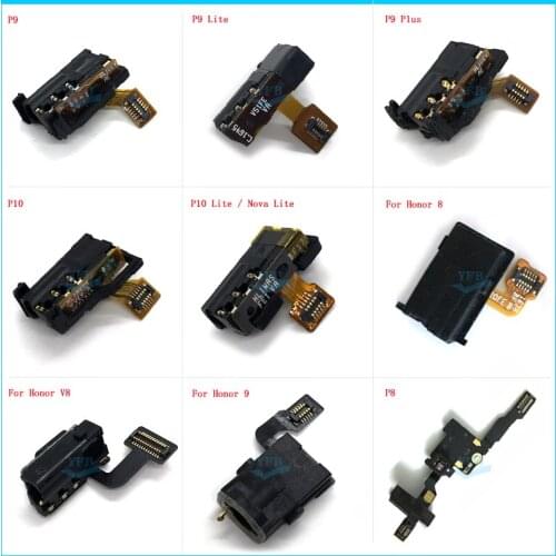For Huawei P9 P10 P30 Nova Lite Honor 7i 8 9 5X 6X Plus Enjoy 7s 8e P Smart Mate 10 20 Earphone Headphone Audio Jack Flex Cable