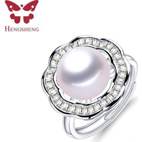 Женские серебряные кольца HENGSHENG China At AliExpress