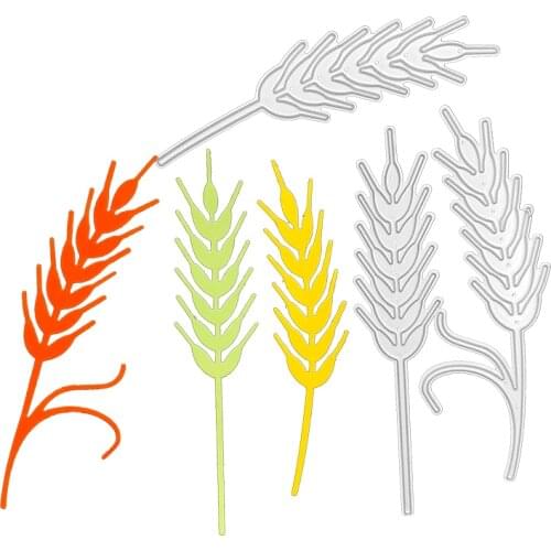 Julyarts Ear of Wheat Metal Dies for Card Making Cutting Dies Scrapbooking Photo Album Card Paper Embossing Craft DIY