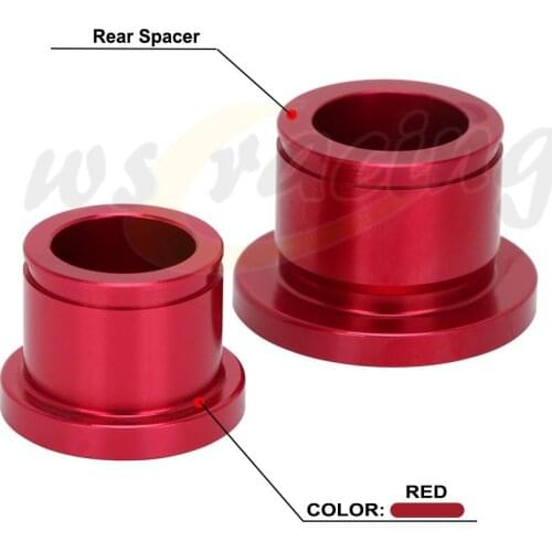 Motorcycle CNC Rear Wheel Spacer Hub Collars Kit For Honda CRF230F CRF 230F 230 F CRF150F CRF 150F 150 F 2012 2013 2014 2015