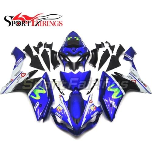 Body Kits For Yamaha YZF R1 2007 2008 YZF-R1 07 08 Fairings Injection ABS Plastic Motorcycle Fairing Kits Cowling Blue Hulls