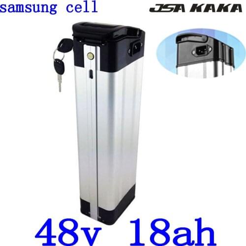 48V 500W 750W 1000W Electric Bike Battery 48V E-Bike Battery 48V 12AH 15AH 18AH Lithium Battery use samsung cell with 2A charger