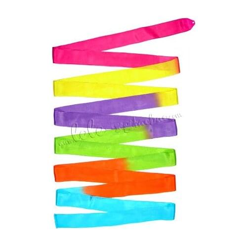 Multicolor Rhythmic Gymnastics Ribbon