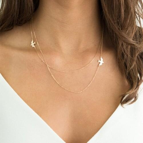 Fashion new products Necklace exquisite bird shape pendant fashion chain womens jewelry wholesale