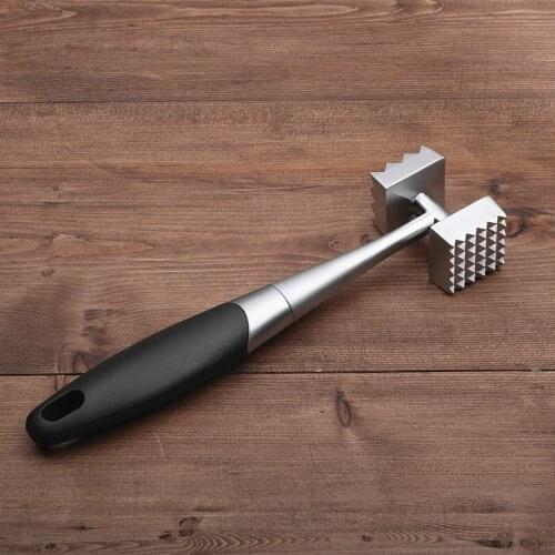 Thick Texture Meat Hammer Steak Hammer Pork Chop Hammer Loose Meat Hammer Meat Hammer Household Zinc Alloy Meat Tenderizer