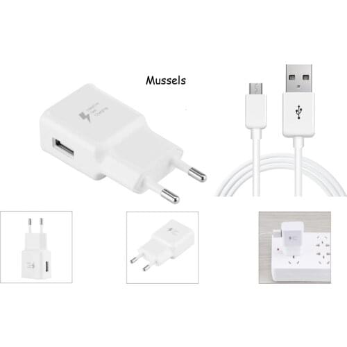 Micro USB Wall Charger Adapter For Vodafone Smart N9 Lite Tab N8 E8 V8 Prime Turbo Ultra First Platinum 7 1M Micro USB Cable