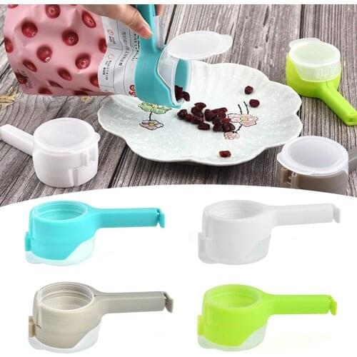 Wonderlife New Seal Pour Food Storage Bag Clip Snack Sealing Clip Keeping Fresh Sealer Clamp Plastic Helper Travel Kitchen Tools
