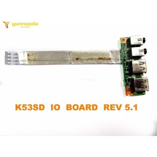 Original for ASUS K53SD USB BOARD AUDIO BOARD K53SD IO BOARD REV 5.1 Tested g ood free shipping