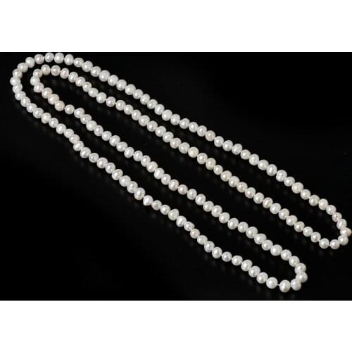 THE 8-9 mm Customize Freshwater pearl Necklace Pure white color and the Fashion Appearance .The can Handmade 2 rows