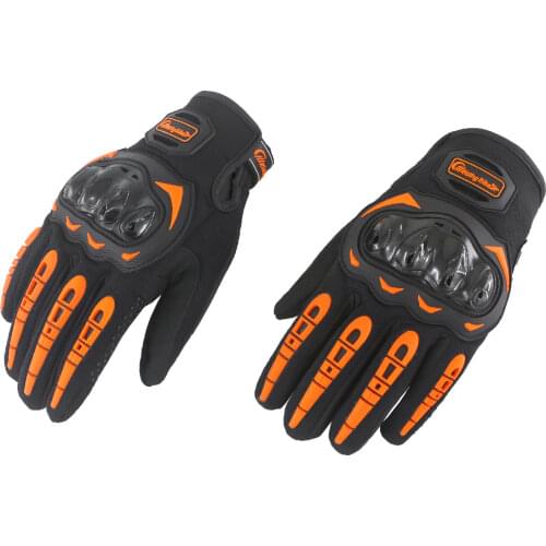 Motorcycle Cycling Touch Screen Gloves Wearable Breathable Non-Slip Aseasonal Full Finger Proteetive Riding Gloves For Men Women
