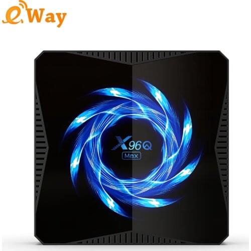 X96 Q MAX Smart TV Box Android 10 4GB 32GB 64GB Media Player 3D Video 2.4GHz Wifi HDR Set top box