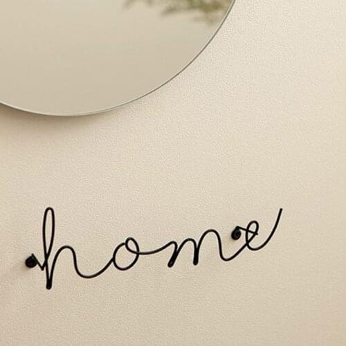 Wire Letters Home Decor Interior Wall Sign Gift Love Happy Kitchen Livingroom