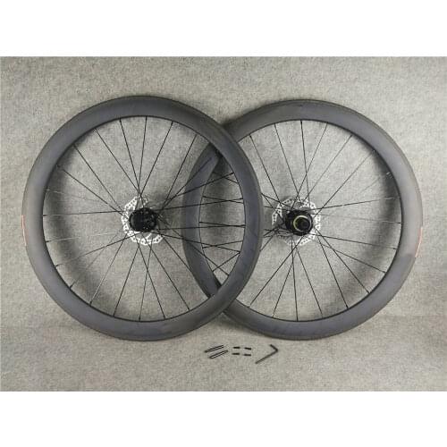 Grey DISK Disc wheelset Carbon wheels paint 50mm 60mm clincher Tubular 700C road bike full carbon bicycle wheelset