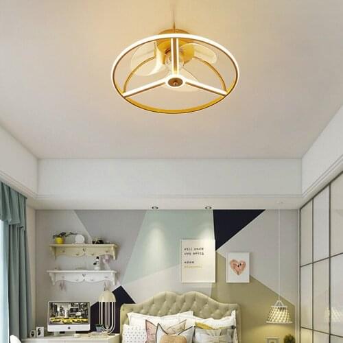 LED Modern Ceiling Ceiling Fan Light Dining Room Living Room Room Study Ceiling Fan with Lights Remote Control