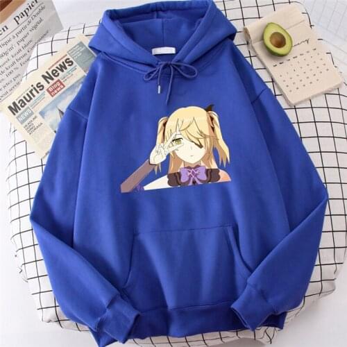 Genshin Impact Funny Printed Hoodie Anime Game Leisure Women Sweatshirt Long Sleeve Cute Fischl Graphic Hip Hop Pullovers Female