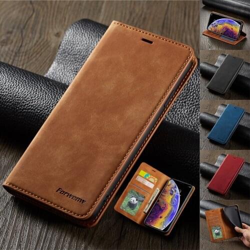 Ultra Thin Suede Leather Wallet Case for iPhone 11 12 Pro Max Mini XR XS 8 7 6s 6 Plus SE 2020 5S 5 Flip Cover Strong Magnetic