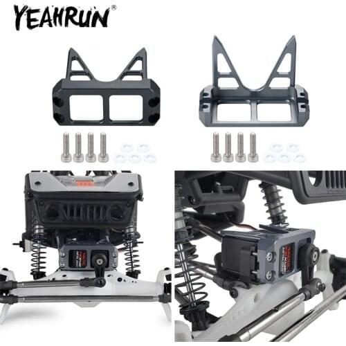 YEAHRUN Metal Above Axle Servo Mount Protective Cover Seat for Axial Wraith 90048 RR10 1/10 RC Crawler Car Upgrade Parts