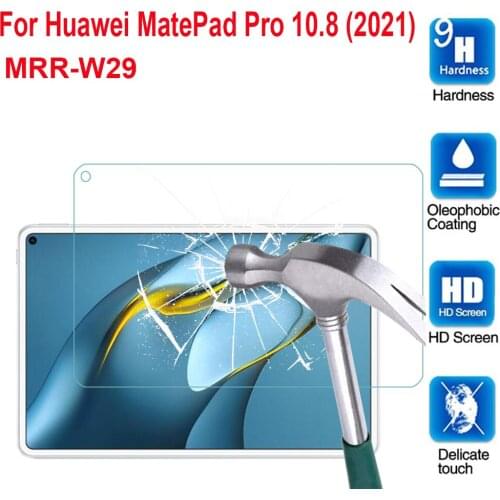 9H Tempered Glass For Huawei MatePad Pro 10.8 2021 MRR-W29 Screen Protector Tablet Protective Film for Huawei MatePad Pro 10.8