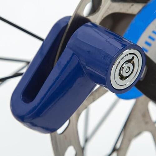 Motorcycle Bike Cycling Bicycle Security Rotor Safe Disk Disc Brake Wheel Lock Scooter lock Anti-Theft Disc Brakes Lock