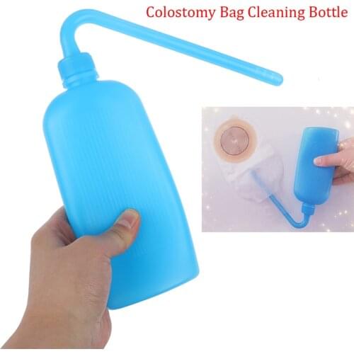 Feminine Hygiene Product 300ml Plastic Portable Colostomy Bag Cleaning Bottle Washing Tool Accessory Personal Health Care