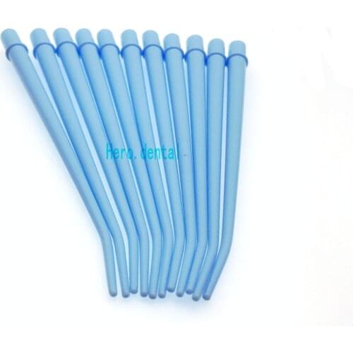 25Pcs dental Curved Tips Sterilized Surgical Aspirator Dental Saliva Ejector