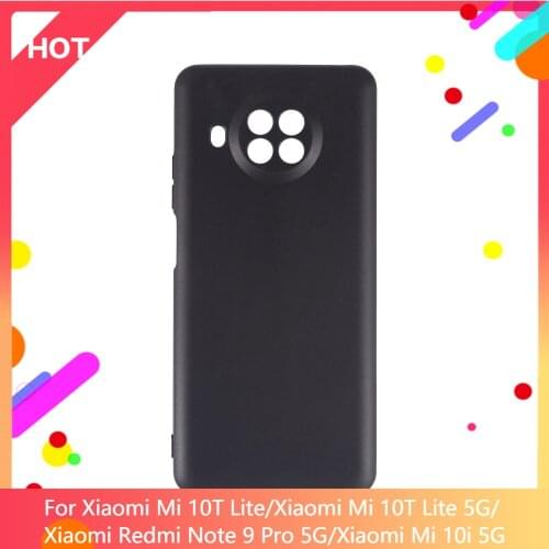 Mi 10T Lite 5G Case Matte Soft Silicone TPU Back Cover For Xiaomi Mi 10i 5G Redmi Note 9 Pro 5G Phone Case Slim shockproof