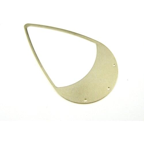 Brass drop charm Earring finding 59x35x0.7mm Brass earrings pendant connect -6pcs R1518