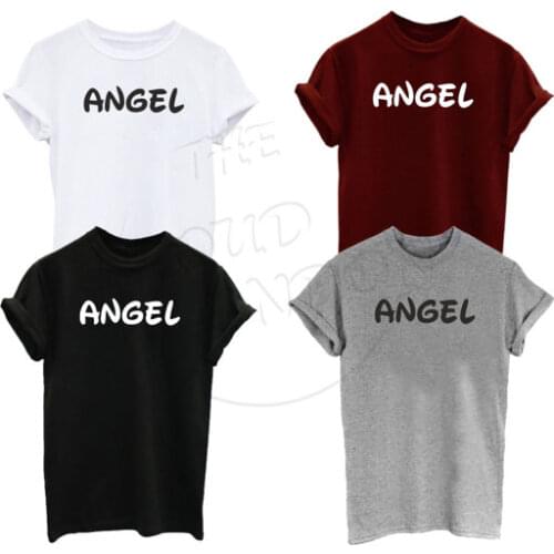 Angel Funny Swag Humour Funny Slogan Internet Hilarious Gift Top Pinterest Tumblr Fashion Mens Tshirt More Size and Colors-A252