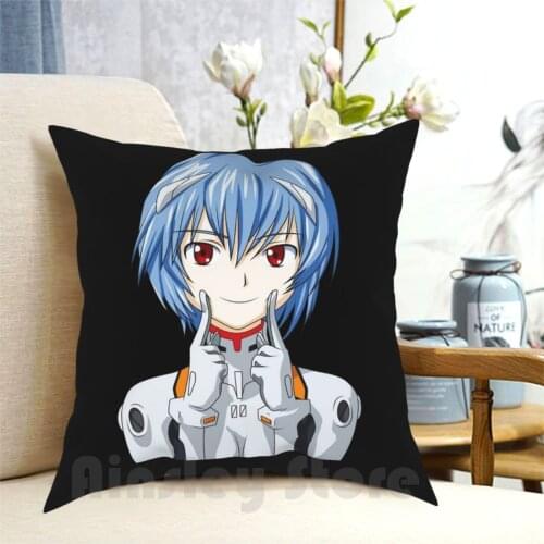 Inspired Anime Shirt Pillow Case Printed Home Soft Throw Pillow Anime Manga Souryuu Asuka Langley Ayanami Ikari Shinji