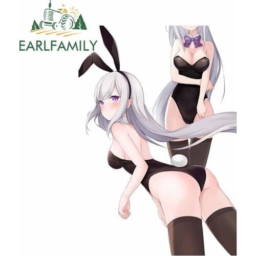 EARLFAMILY 13cm x 8.9cm for NieR Camper Car Stickers DIY Custom Printing Fashion Anime Decals Simulation Fun Window Decoration