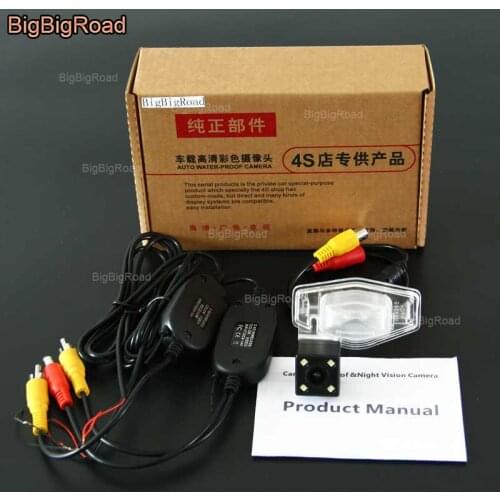 BigBigRoad For Honda HRV HR-V Vezel 2013 2014 2015 2016 Wireless Camera Car Rear View Reverse Backup Parking Camera waterproof