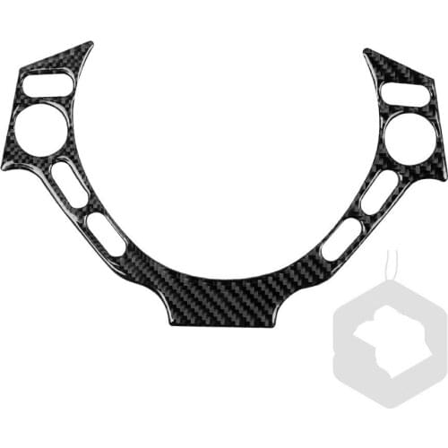 Genuine Carbon Fiber For Nissan GTR R35 2008-2020 Car Dashboard Steering Wheel Cover Trim Car Styling