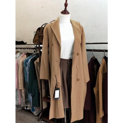 Guesod Womens Camel Coats