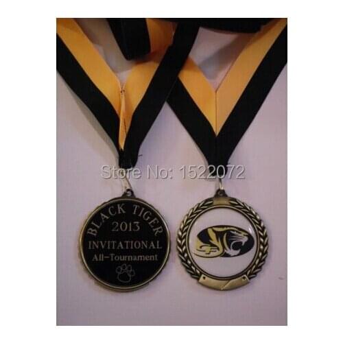 High quality and low price CUSTOM SCHOOL LOGO MEDAL LARGE MEDALLION TEAM AWARD ENGRAVING cheap custom paint antique gold medals