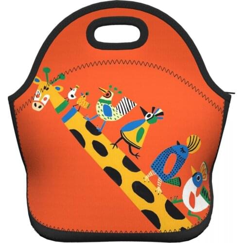 Cute Graffiti Lunch Bags for Boys Girls Women Work Office Lunch Box Cooler Bags Picnic Hiking