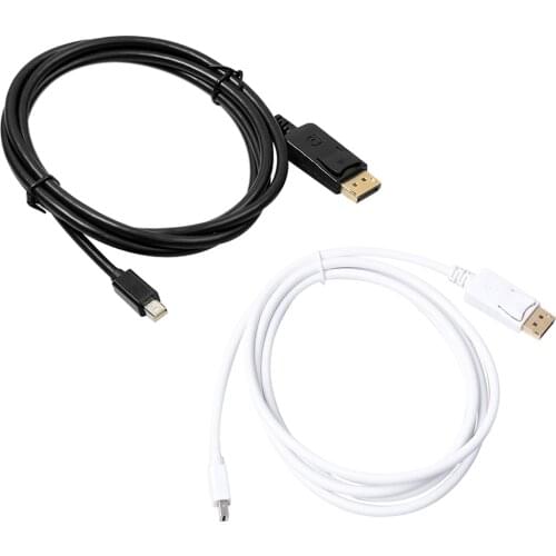 Mini Display Port DP to DisplayPort DP 1.2 HDMI Adapter CableCable Male to Male 6Ft Connetor Cable