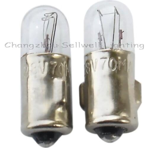Miniature Lamp Bulbs Lighting Ba7s 7x20 28v 70ma A107