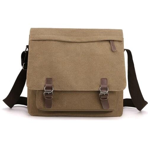 Fashion Durable Canvas Men Shoulder Travel Bag Luxury Desinger Messenger Crossbody book Bags High Quality Male Casual Tote