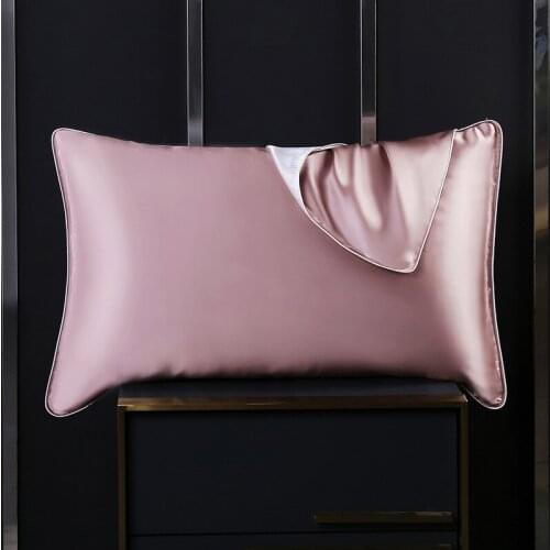 Heavy Silk Pillowcase 100 Mulberry Silk Beauty 19 Mumi Pure Silk Single-sided Pillow Towel Pillow Covers Home Decor