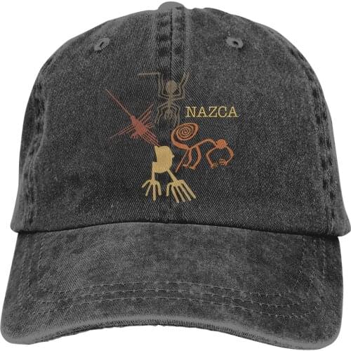 Nazca Line Peru, Peruvian Peru Baseball Cap cowboy hat Peaked cap Cowboy Bebop Hats Men and women hats