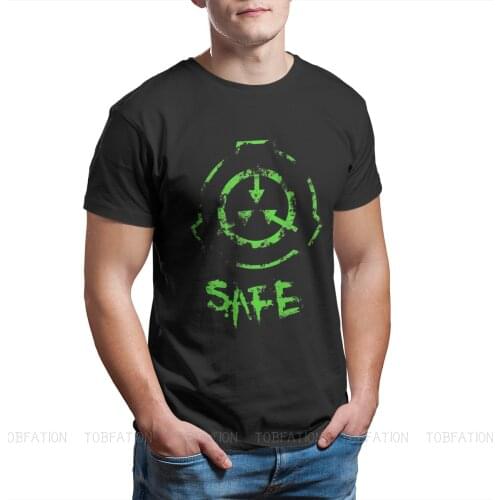SCP Foundation Fictional Organization Newest TShirt for Men Safe Round Neck Basic T Shirt Personalize Gift Clothes Streetwear