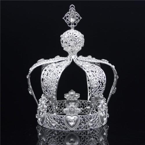 New Designs Royal Crown for Party Birthday Cake Crowns and Tiaras for doll Bridal Wedding Hair Jewelry Ornaments Diadem