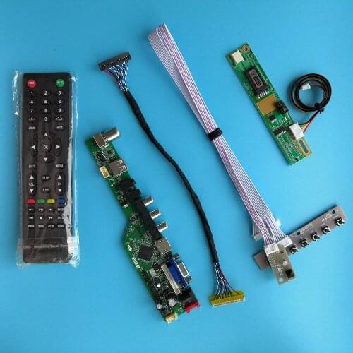 For B121EW03 V9 Controller Board 1 lamps 12.1" USB Interface Module Digital Signal Resolution TV AV VGA 20pin 1280X800