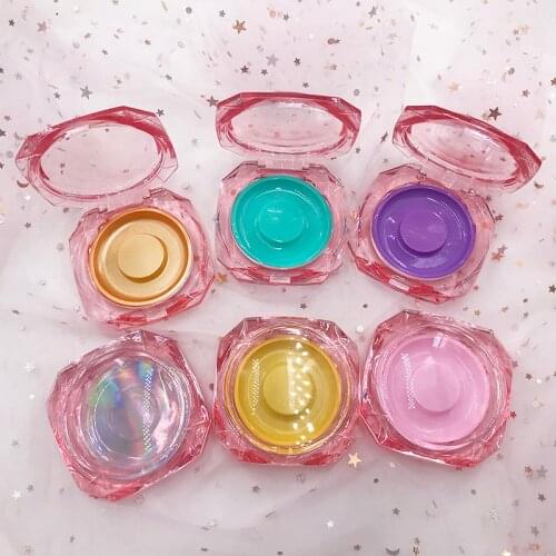 Clear lashes box pink hexagon eyelashes packing wholesale new trend eye lashes package 3D mink lashes make up tools