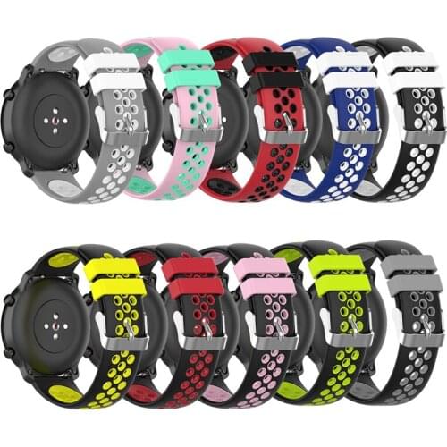Silicone Watch Band Strap For Samsung galaxy watch 46mm Sport Replacement Bracelet Watchband 22mm For Gear S3 Frontier/Classic