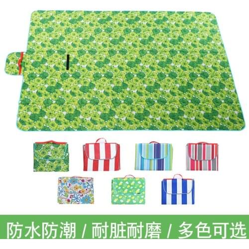 Printed Outdoor Mat Picnic Blanket Waterproof Hiking Moistureproof Beach Camping Mat Folding Beach Blanket