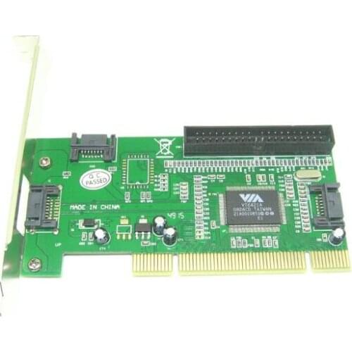 High Quality PCI to SATA+IDE adapter card XBOX360 Brush Tool VIA VT6421 PCI to SATA expansion card