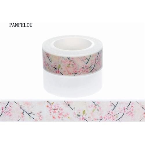 10M*10mm blossom branches Sticker Washi Masking tape Quality good price HOT sell DIY Scrapbook Embellishments Decoration
