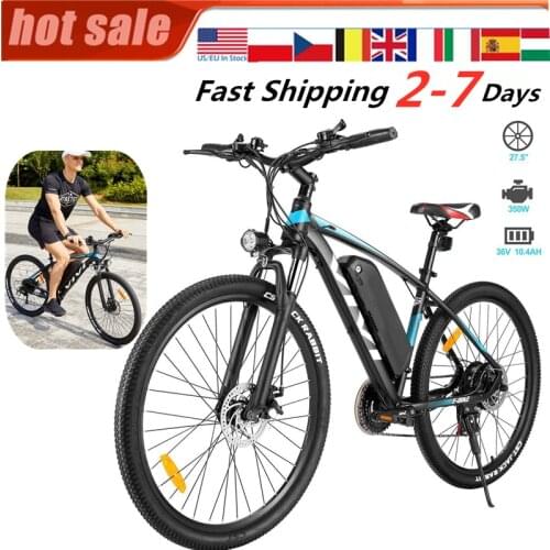 Electric 350W Mountain Bike MTB 21 Speeds Shifter Adult E-Bike Disc Brake