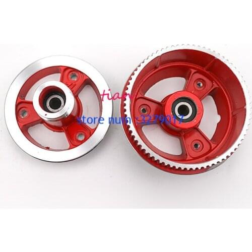 8 inch Scooter 200x50 Tyre Inflation Electric Vehicle Aluminium Wheel Electric Scooter Tyre Rear Wheel RED Hub